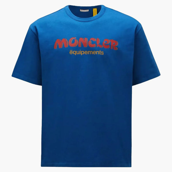 Moncler X Salehe Bembury Logo T-shirt Blue