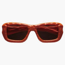 Moncler X Salehe Bembury Rectangular SolglasSes Orange