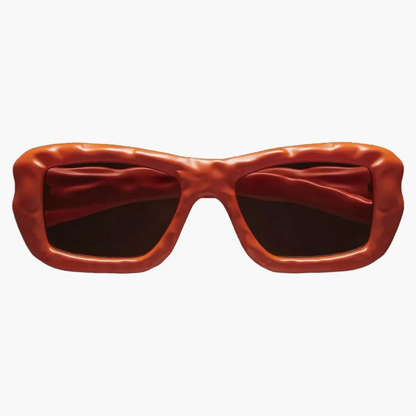 Moncler X Salehe Bembury Rectangular Sunglasses Orange