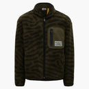 Moncler X Salehe Bembury Teddy Zip-up Sweatshirt Dark Green