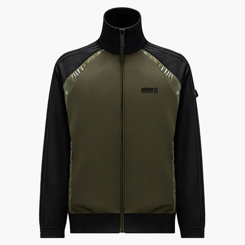 Moncler x adidas Originals Actate Zip-up bluza Czarna i zielona