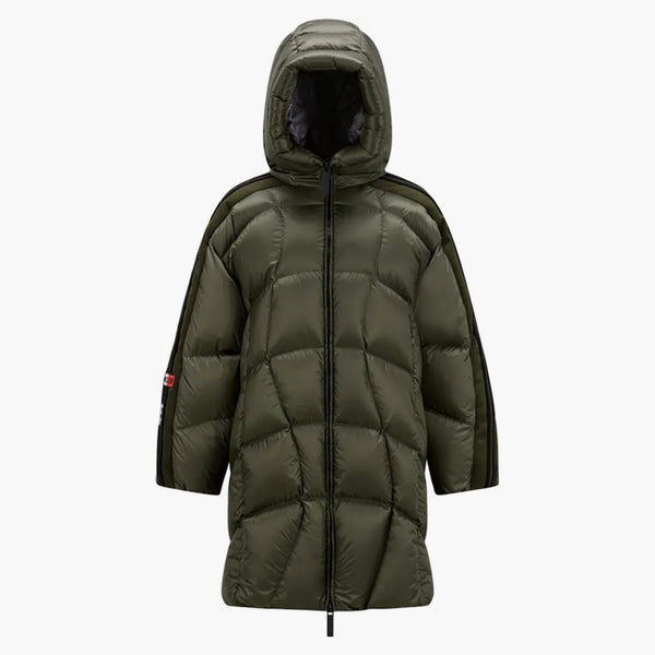 Moncler x Adidas Originals Bonneval Long Down Jacket Dark Green