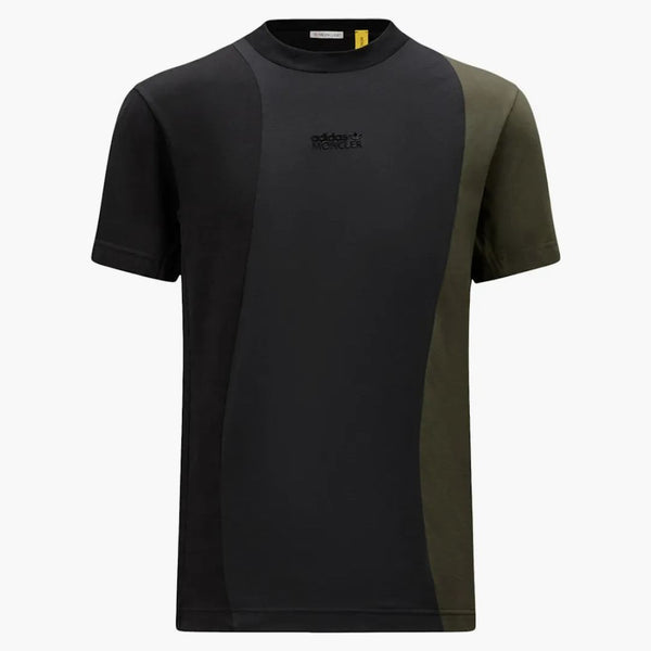 Moncler x Adidas Originals koszulka koszulka czarno-zielona