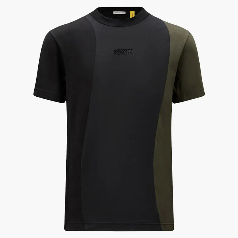 Moncler x Adidas Originals koszulka koszulka czarno-zielona