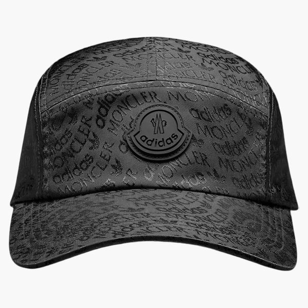 Moncler x Adidas Originals Logo Jacquard Baseball Cap Black