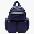 Moncler x Adidas Originals Logo Print Batock Black & Blue