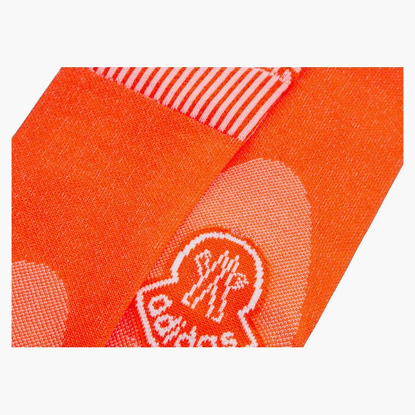 Moncler x Adidas Originals Logo Socks Bright Orange
