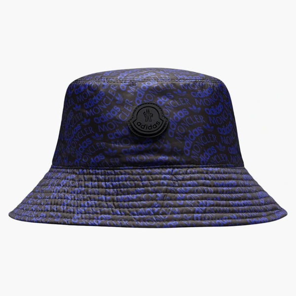 Moncler x adidas Originals Reversible Bucket ma czarno -niebieski