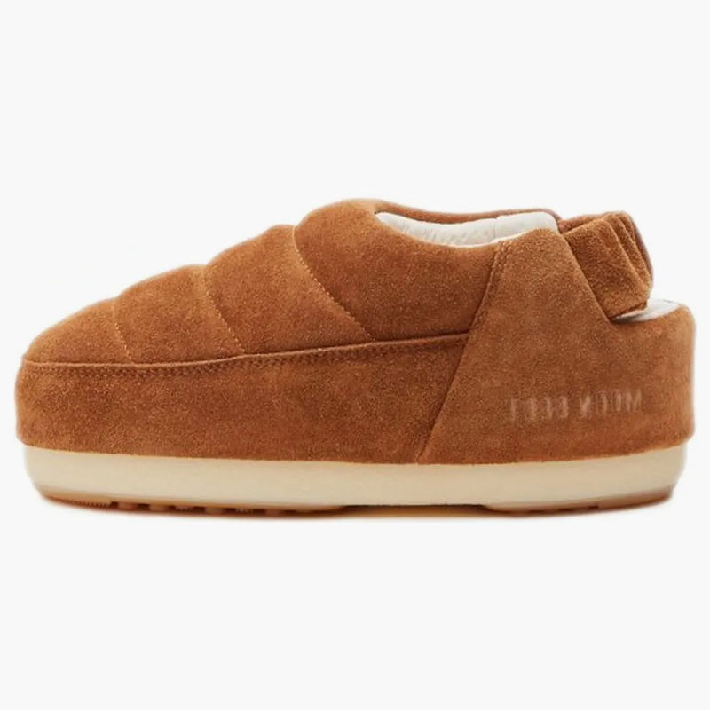 Moon Boot Evolution Suede Sandal Tan
