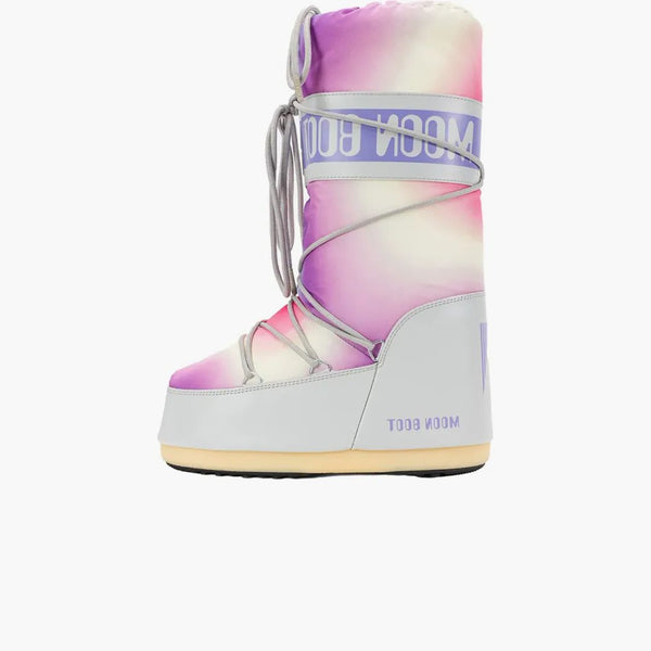 Moon Boot Icon Boot Tie Dye Glacier Grey (women's)