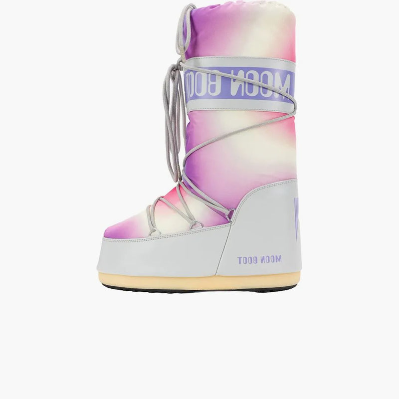 Moon Boot Icon Boot Tie Dye Glacier Grey (women's)