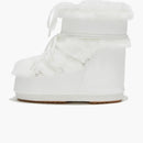 Moon Boot Icon Faux-Fur Low Boot White