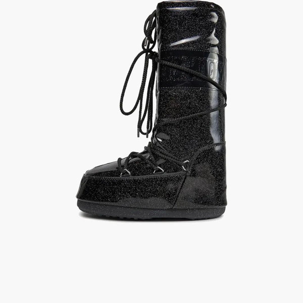Ikona ikony měsíce Glitter Boot Black