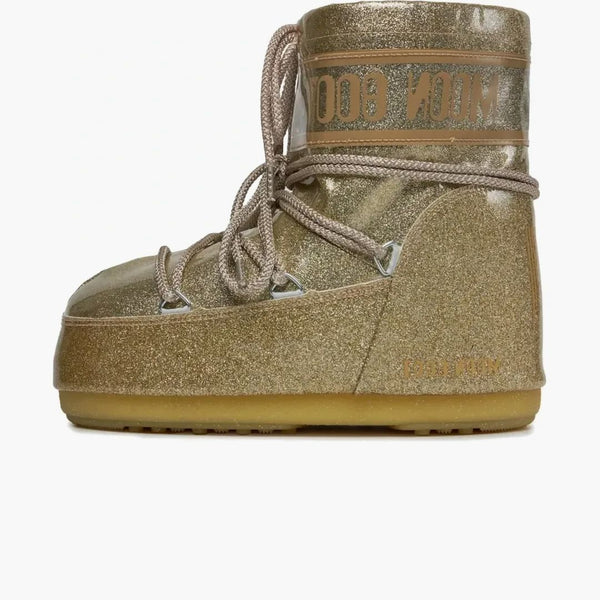 Třpyt ikony měsíce Low Boot Gold
