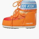 Icono de bota de luna Low Botón Sunrise Orange