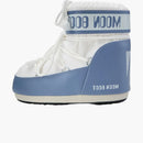 Moon Boot Icon Low Nylon Boot Elephant Gray White