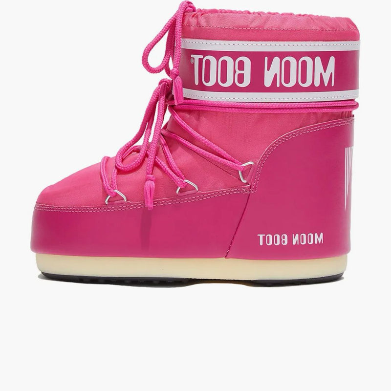 Moon Boot Icon Low Nylon Boot Magenta