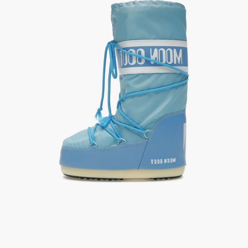 Moon Boot Icon Nylon Boot Alaskan Blue (women's)