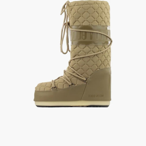 Moon Boot Icon Quilt Boot Cappucino