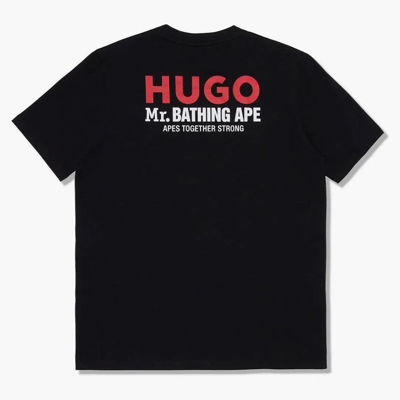 Bape X Hugo Logo Tea Black