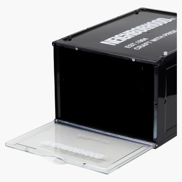 Neighborhood CI/P sneaker storage box black