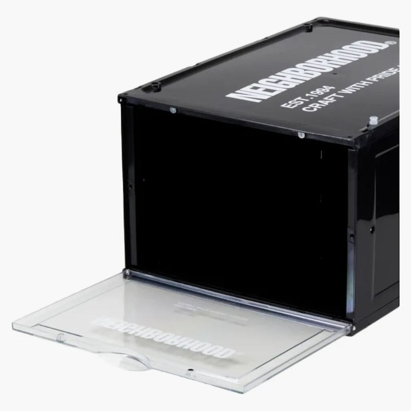 Neighborhood CI/P sneaker storage box black