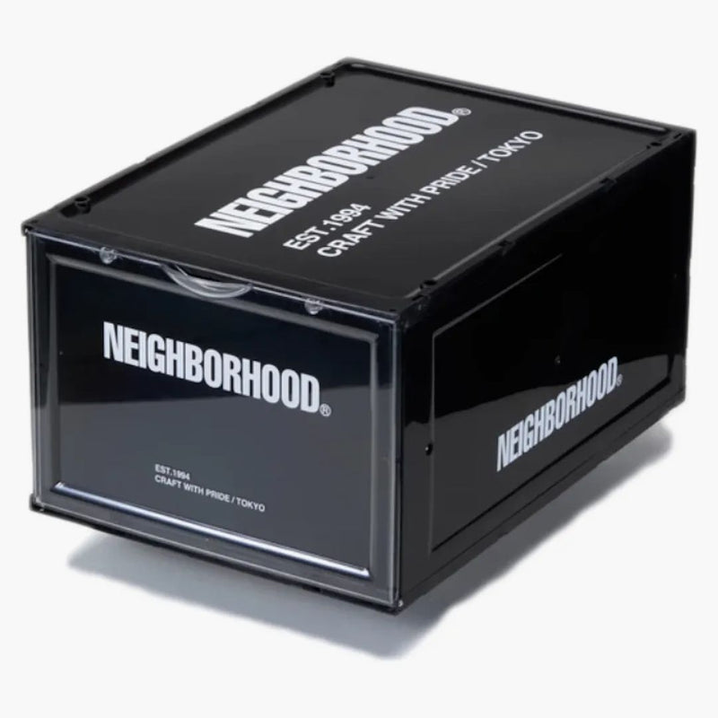 Neighborhood CI/P sneaker storage box black