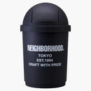 Neighborhood CI/P Trash Can Black