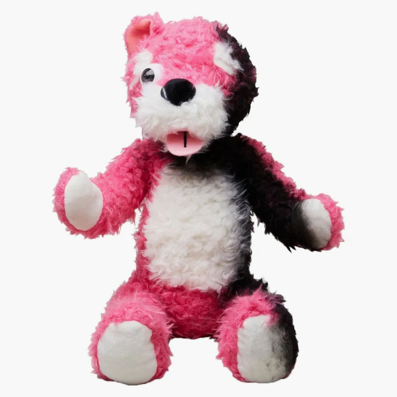 Il quartiere x che si infrange di prove cattive con peluche rosa