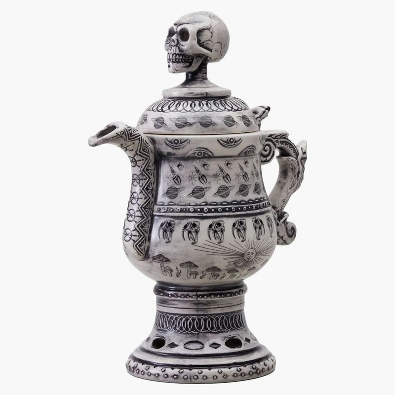 Quartiere x Dr. Woo Meet Skull Head Incense Chamber Black