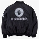 Område X Public Enemy X Majestic Baseball Jacket Black