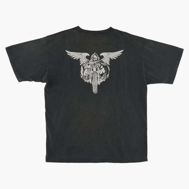 Quartiere x saint mxxxxxx sthd paradiso teneva t-shirt vintage nero