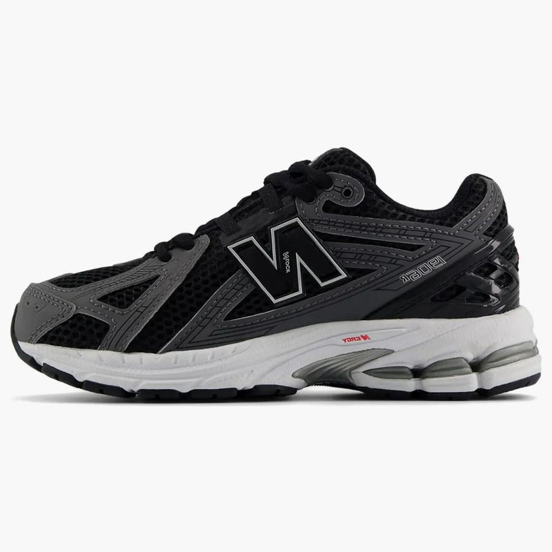 New Balance 1906r Black Team Red Castlerock (ps)