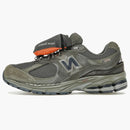 New Balance 2002r Grey Brown Pouch