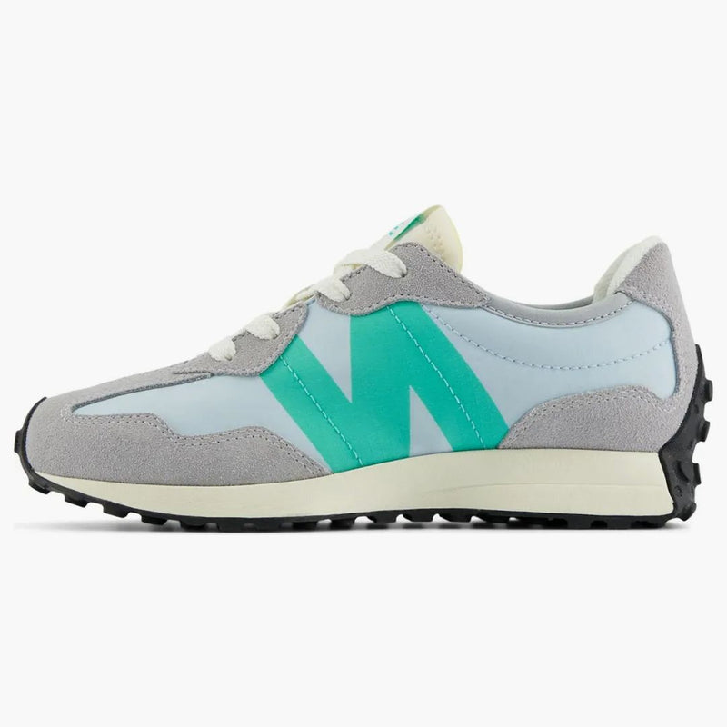New Balance 327 Hliníkově šedý kybernetický nefrit (PS)