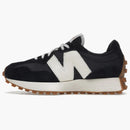 New Balance 327 Black White Gum (women's)