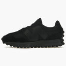 New Balance 327 Black White Tongue Logo