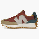 New Balance 327 Bordeaux Tan Teal