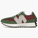 New Balance 327 Dark Green Red
