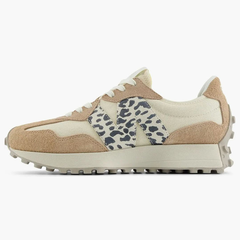 New Balance 327 Flat Taupe Linen Leopard (Women's)