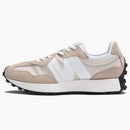 New Balance 327 beige blanco
