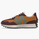 New Balance 327 Madras Orange Burgundy