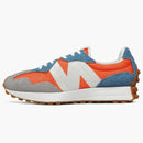 New Balance 327 Red Navy Grey