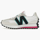 New Balance 327 Blanco gris blanco rosa claro (femenino)