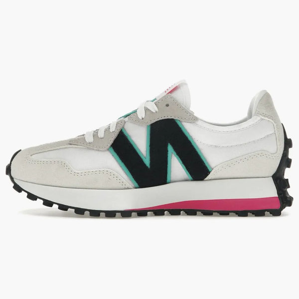 New Balance 327 White Gray Black Light Pink (Women's)