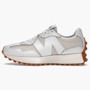 New Balance 327 White Moonbeam Gum (Women's)