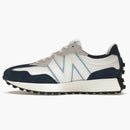 New Balance 327 bílá námořnická modrá
