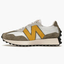 New Balance 327 White Yellow Olive