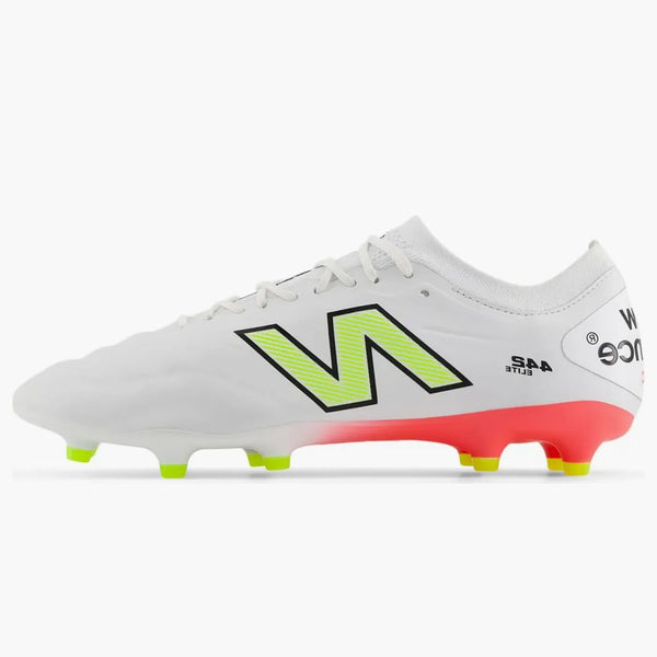 New Balance 442 Elite Fg V2 White Energy Red Hi-lite