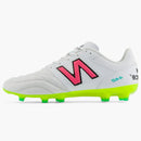 New Balance 442 V2 Team FG White Hi-Lite Neon Pink
